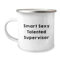 Load image into Gallery viewer, Funny Supervisor Gifts from Men, Christmas Unique Mug for Smart Sexy Talented Supervisor Friends, Camping Mug for Supervisors - Image 1