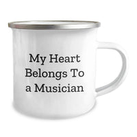 Load image into Gallery viewer, Funny Musician Quotes Camping Mug Gifts from Friends to Musician Lover on Birthday Unique Occasions - Image 2