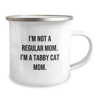 Load image into Gallery viewer, Tabby Cat Mom Funny Graduation Gifts for Family, Friends, or Coworkers - Unique Camping Mug Gifts from Men, Women, or Tabby Cat Lovers - Image 2
