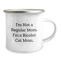 Load image into Gallery viewer, Funny Bicolor Cat Mom Gifts, Gifts from Friends for Bicolor Cat Lovers, Camping Mug for Graduation Unique Gifts - Image 2