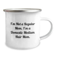 Load image into Gallery viewer, Funny Domestic Medium Hair Mom Gifts for Graduation from Friends - Camping Mug for Home, Office or Travel - Image 2