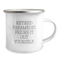 Load image into Gallery viewer, Funny Rescue Worker Gifts for Men - Christmas Unique Gifts from Friends - 'Figure It Out Yourself' Rescue Worker Camping Mug - Image 2