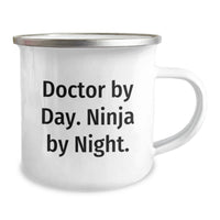 Load image into Gallery viewer, Funny Doctor Gifts from Family to Doctor Friends Camping Mug - Graduation Unique Ideas for Doctors By Day Ninja By Night - Image 2