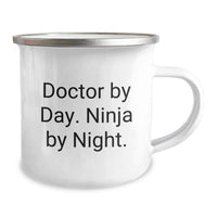 Load image into Gallery viewer, Funny Doctor Gifts from Friends to Graduation Unique Gifts for Doctors by Day Ninja by Night Camping Mugs - Image 2