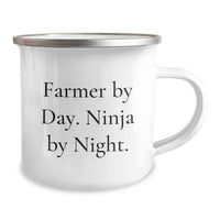 Load image into Gallery viewer, Farmer By Day Funny Gifts for Him, Camping Mug for Graduation Unique Gifts from Friends, Family, or Coworkers - Image 2