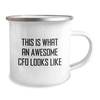 Load image into Gallery viewer, Funny CFO Gifts from Friends Birthday Unique Gifts - This Is What An Awesome Cfo, Camping Mug for Men Women Coworkers CFOs, Funny CFO Quote - Image 2