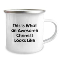 Load image into Gallery viewer, Funny Chemist Birthday Unique Gifts from Family to Chemist - This Is What An Awesome Chemist Looks Like Camping Mug - Image 2