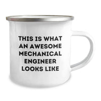 Load image into Gallery viewer, Funny Mechanical Engineer Gifts - This Is What An Awesome Mechanical Engineer Looks Like Men's Birthday Unique Camping Mug - Image 2