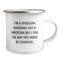 Load image into Gallery viewer, Funny Physician Assistant Gifts, Gifts from Friends for Physician Assistant Men, Camping Mug for Graduation Unique Gifts - Image 2