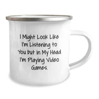 Load image into Gallery viewer, Funny Playing Video Games Camping Mug Gifts from Friends to Playing Video Games Enthusiasts for Graduation - Image 2
