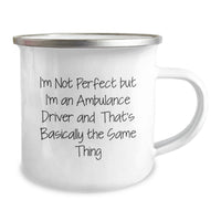 Load image into Gallery viewer, Funny Ambulance Driver Gifts for Men - Ambulance Driver Humor Camping Mug, Gifts from Friends, Unique Christmas Memorable Presents - Image 2