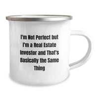 Load image into Gallery viewer, Funny Real Estate Investor Gifts for Real Estate Enthusiasts - Camping Mug, Perfect Birthday Unique Gifts from Friends or Family with a Sarcastic Quote - Image 2
