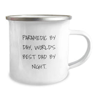 Load image into Gallery viewer, Funny Rescue Worker Gifts for Men - Rescue Worker By Day, World's Best Dad Mug - Unique Valentine's Gifts for Rescue Workers - Image 2