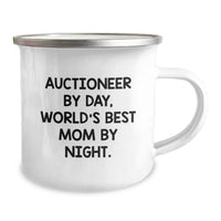 Load image into Gallery viewer, Auctioneer Gifts for Men - Camping Mug with Funny Quote, Gifts from Mom by Night, Graduation Unique Gifts - Image 2
