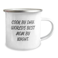 Load image into Gallery viewer, Funny Camping Mug for Cook By Day, World's Best Mom By Night. Gifts from Men to Family this Christmas Unique Gifts - Image 2