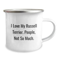 Load image into Gallery viewer, Funny Russell Terrier Dog Gifts for Men Friends Birthday Unique Mug Camping Mug from Men to Men - Image 2