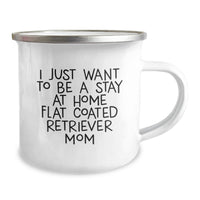 Load image into Gallery viewer, Funny Flat Coated Retriever Dog Gifts from Family, Unique Christmas Unique Gifts for Stay At Home Flat Coated Retriever Mom, Camping Mug - Image 2