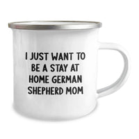 Load image into Gallery viewer, Funny German Shepherd Dog Gifts from Mom to Daughter for Christmas - Camping Mug - Image 2