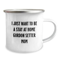 Load image into Gallery viewer, Gordon Setter Dog Mom&#39;s Funny Camping Mug Gifts from Friends for Graduation - Image 2
