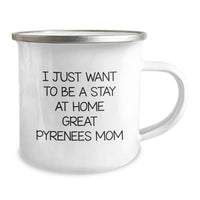 Load image into Gallery viewer, Funny Great Pyrenees Dog Gifts for Women, Great Pyrenees Mom Camping Mug, Gifts from Family - Great Pyrenees Dog Lovers, Stay at Home Graduation Unique Gifts - Image 2
