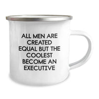 Load image into Gallery viewer, Executive Camping Mug, Funny Quote Gifts from Men, Gifts for Executive, Graduation Unique Gifts - Image 2
