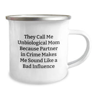 Load image into Gallery viewer, Funny Gifts for Unbiological Mom - Partner in Crime Christmas Camping Mugs - Image 2