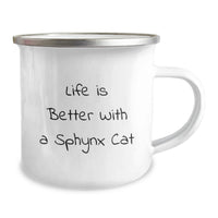 Load image into Gallery viewer, Unique Funny Sphynx Cat Birthday Unique Gifts from Friends for Sphynx Cat Lovers - Life Is Better With A Sphynx Cat - Image 2