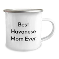 Load image into Gallery viewer, Havanese Dog Mom Camping Mug, Funny Gifts from Friends, Best Ever Havanese Mom, Graduation Unique Gifts for Her - Image 2
