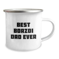 Load image into Gallery viewer, Funny Borzoi Dog Gifts for Camping Lovers, Best Dad Ever Borzoi Dad Birthday Unique Gifts from Men to Borzoi Dog Owners - Image 2