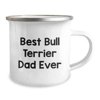 Load image into Gallery viewer, Funny Bull Terrier Dog Gifts from Dad, Best Dad Ever Camping Mug for Bull Terrier Dog Lover Birthday Unique Gifts - Image 2