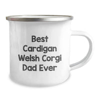 Load image into Gallery viewer, Funny Cardigan Welsh Corgi Dog Dad Gifts from Men for Birthday Unique Presents - Best Cardigan Welsh Corgi Dad Ever Camping Mug for Outdoor Lovers - Image 2