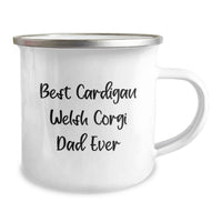 Load image into Gallery viewer, Funny Cardigan Welsh Corgi Dog Gifts for Birthday, Best Dad Ever Camping Mug, Gifts from Family to Cardigan Welsh Corgi Dog Lover Dad - Image 2