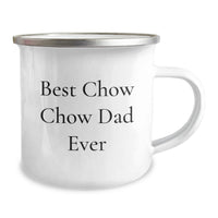 Load image into Gallery viewer, Funny Chow Chow Dog Camping Mug Gifts for Best Dad Ever on Birthday - Image 2