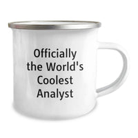 Load image into Gallery viewer, Funny Analyst Gifts, Coolest Analyst Camping Mug, Birthday Unique Gifts from Friends to Analyst - Image 2