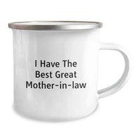 Load image into Gallery viewer, Funny Mom-in-law Gifts from Friends, &#39;I Have The Best Great Mom-in-law&#39; Camping Mug for Birthday - Image 2
