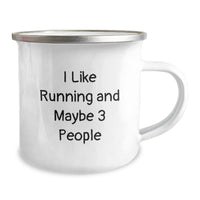 Load image into Gallery viewer, Funny Running Motivation Gift for Running Men from Friends - Christmas Unique Running Mugs for Men - Image 2
