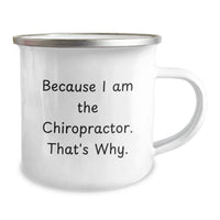 Load image into Gallery viewer, Chiropractor Keepsake Camping Mug for Him Birthday Gift With Quote - Image 2