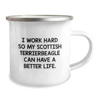 Load image into Gallery viewer, Scottish Terrier Dog Camping Mug Gifts from Men Friends Family - Inspirational Quote for Scottish Terrier Dog Lovers - Birthday Unique Gifts for Him Her - Image 2
