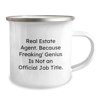 Load image into Gallery viewer, Unique Real Estate Agent Gifts for Graduation, Funny Camping Mug with Quote, Gifts from Friends, Real Estate Agent Appreciation - Real Estate Agent, Men, Women, Coworkers, Family - Image 2
