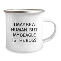 Load image into Gallery viewer, Beagle Dog Camping Mug Funny Quote Gifts for Friends and Family from Men and Women, Birthday Unique Gifts for Him or Her - Image 2
