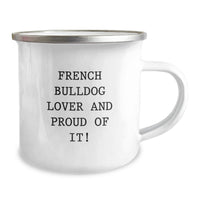 Load image into Gallery viewer, Funny French Bulldog Lover Camping Mug Gifts from Friends and Family for Birthday Unique - Image 2