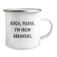 Load image into Gallery viewer, Funny Arkansas Gifts from Friends, Camping Mug for Women, B-tch Please I&#39;m From Arkansas, Birthday Unique Gifts - Image 2

