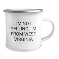 Load image into Gallery viewer, Funny West Virginia Inspired Camping Mug Gifts for Men from Friends, A Unique Birthday Idea - Image 2