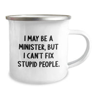 Load image into Gallery viewer, Funny Gifts from Men for Minister Christmas Unique Ideas Camping Mug - Image 2
