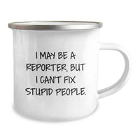 Load image into Gallery viewer, Funny Reporter Gifts for Friends, Christmas Unique Mugs with &#39;I May Be A Reporter&#39; - Image 2

