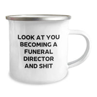Load image into Gallery viewer, Funny Funeral Director Mugs Gifts for Men and Women Friends Family from Coworkers, Become a Funeral Director Christmas Unique Gifts - Image 2
