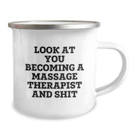 Load image into Gallery viewer, Funny Massage Therapist Camping Mug Gifts from Men to Women Friends Coworkers Family - Valentine's Unique - Image 2