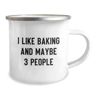 Load image into Gallery viewer, Baking Gifts for Friends Funny Camping Mug, Gift for Baking Enthusiasts, Christmas Unique Presents from Friends to Family - Image 2

