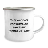 Load image into Gallery viewer, Funny Father-in-law Gifts from Men, Unique Camping Mugs for Father-in-law, Christmas Unique Gifts - Image 2
