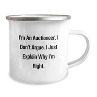 Load image into Gallery viewer, Gifts from Friends and Family for the Auctioneer Enthusiast, Funny 'I'm An Auctioneer' Camping Mug, Perfect for Christmas Unique Gifts - Image 2
